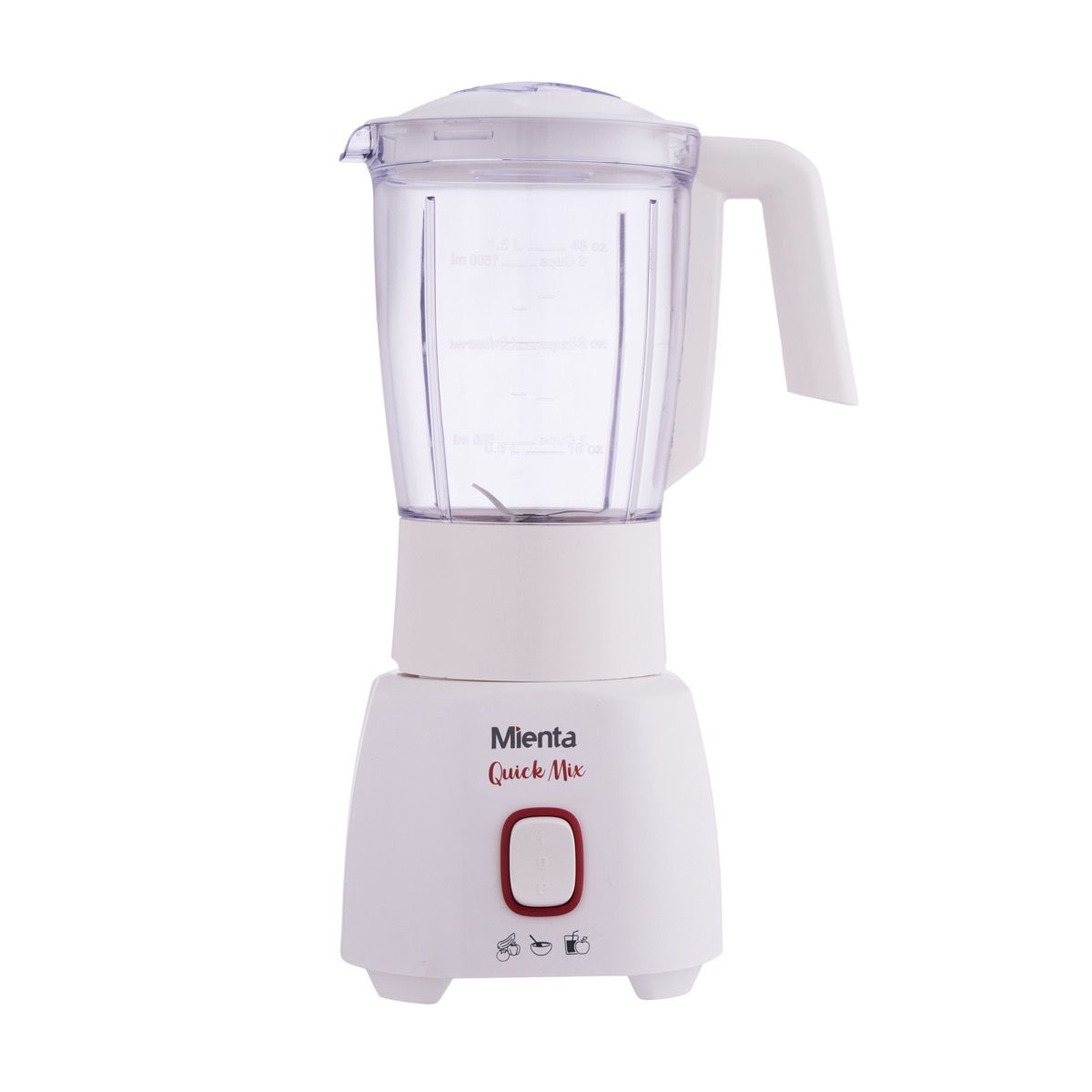 Mienta Blender Quick Mix 400Watt, White - BL1261A Mienta Blender Quick Mix 400Watt, White - BL1261A